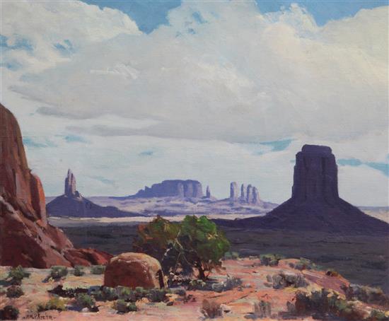 William P. Krehm (American, 1901-1968) Valley of The Monuments, 20 x 24in.